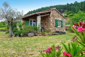 Charming stone house with shared pool, Chambonas